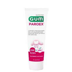 GUM Paroex dentifrice anti-plaque Tube de 75 ml