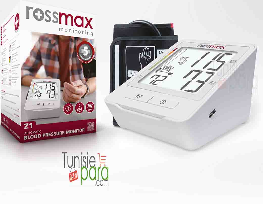 Rossmax Z1 est un tensiomètre automatique validé cliniquement