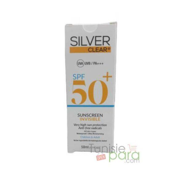 Silver clear ecran solaire invisible spf 50+ 50ml