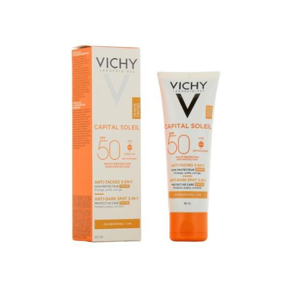 VICHY CAPITAL SOLEIL Soin anti-taches teinté 3-en-1 SPF50+