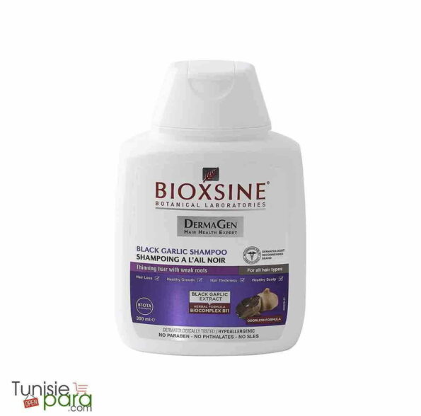 Bioxsine shampooing végétale a l'ail noir 300ml
