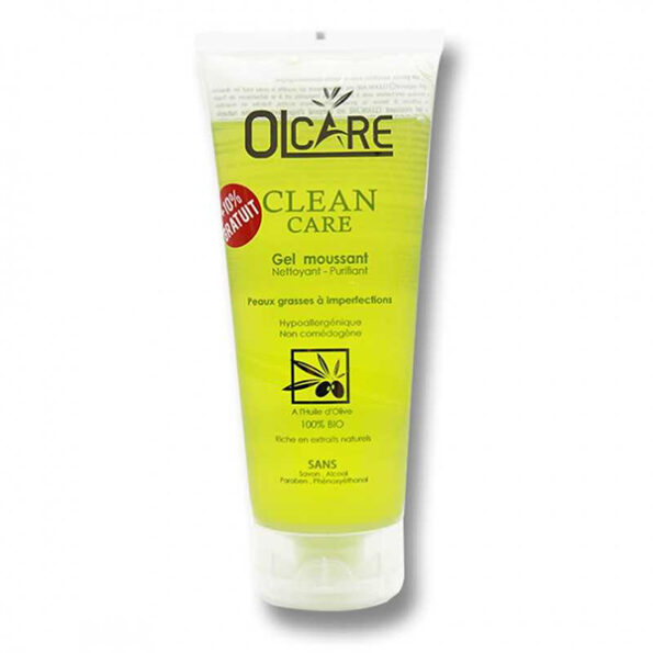 MILVA OLCARE clean care gel moussant peaux grasses 200 ml