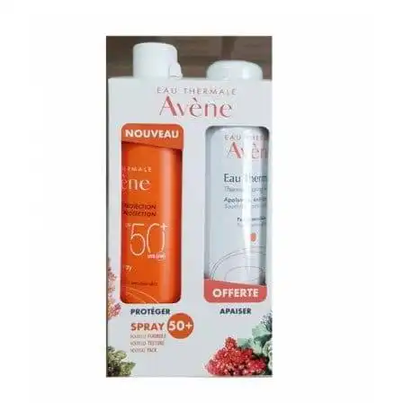 Avene Spray solaire spf50 200 ml+ eau thermale 150ml offerte