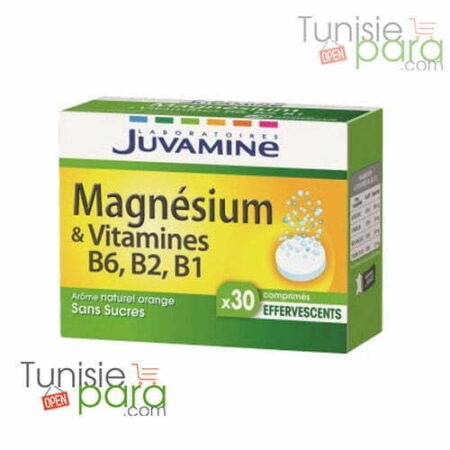 JUVAMINE MAGNESIUM & VITAMINE B6, B2 - 30 CP EFFERVESCENTS
