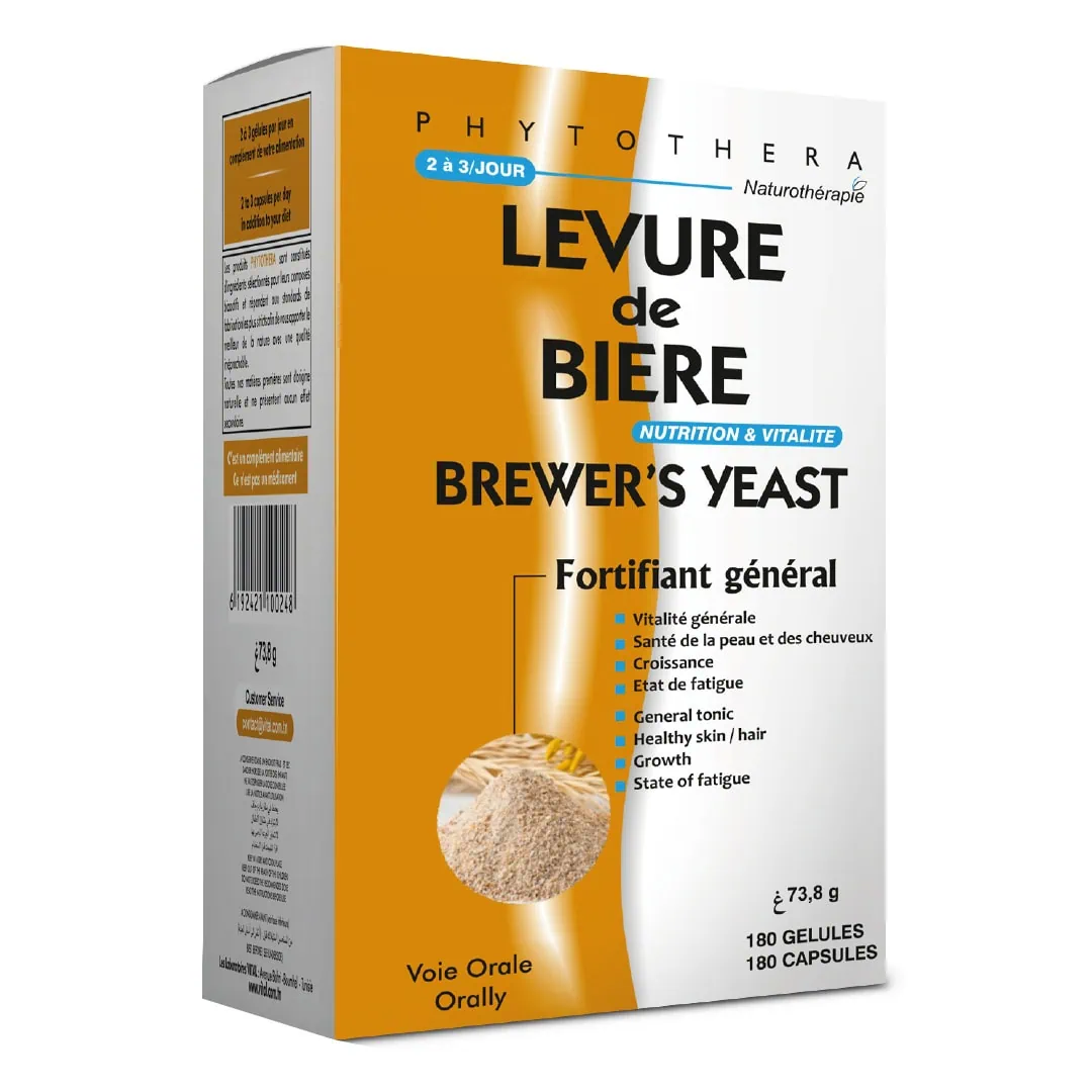 phytothera levure de bière 180 gelules