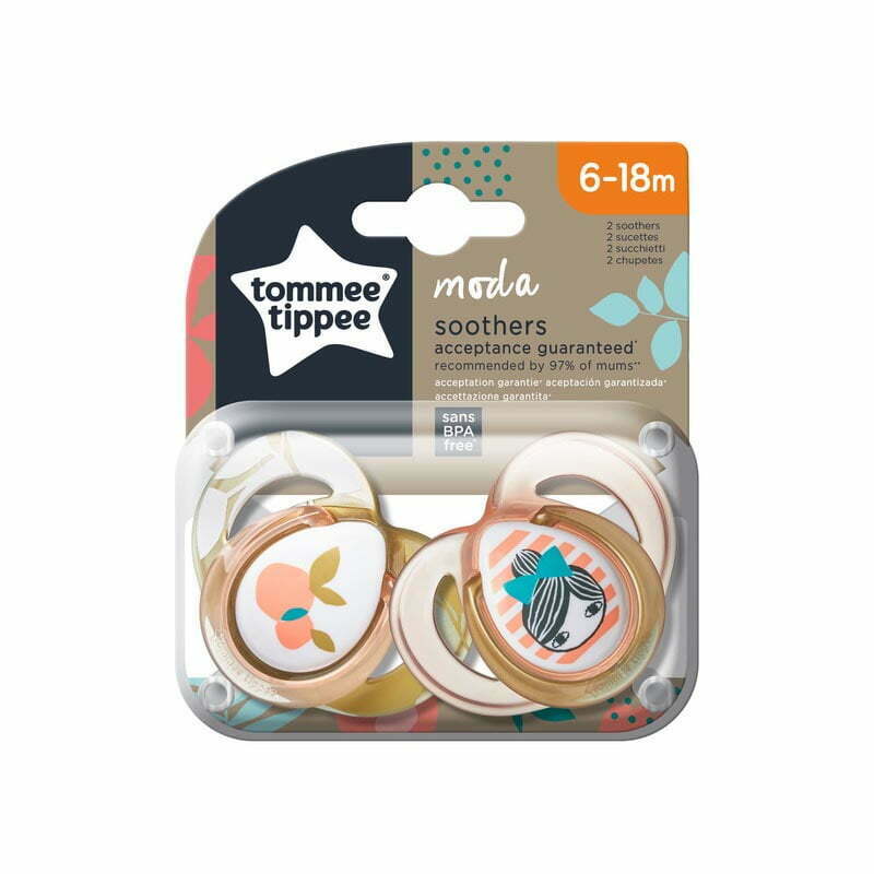 Sucette Moda Closer To Nature de Tommee Tippee, 0-6 mois 