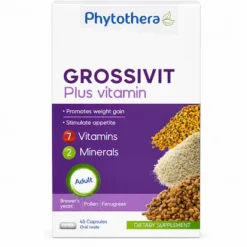 Phytothera Grossivit Plus Vitaminé 45 gélules