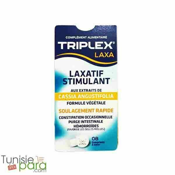 Triplex Laxa Laxatif Stimulant comprimés à sucer 8cp - Tunisie Para