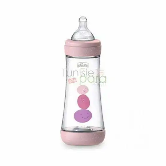 Chicco perfect-5 silicone bottle 300ml girl 4m+