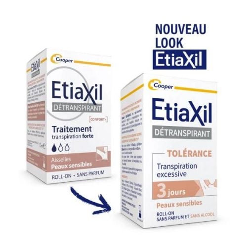 ETIAXIL DETRANSPIRANT CONFORT + AISSELLES PEAUX SENSIBLES