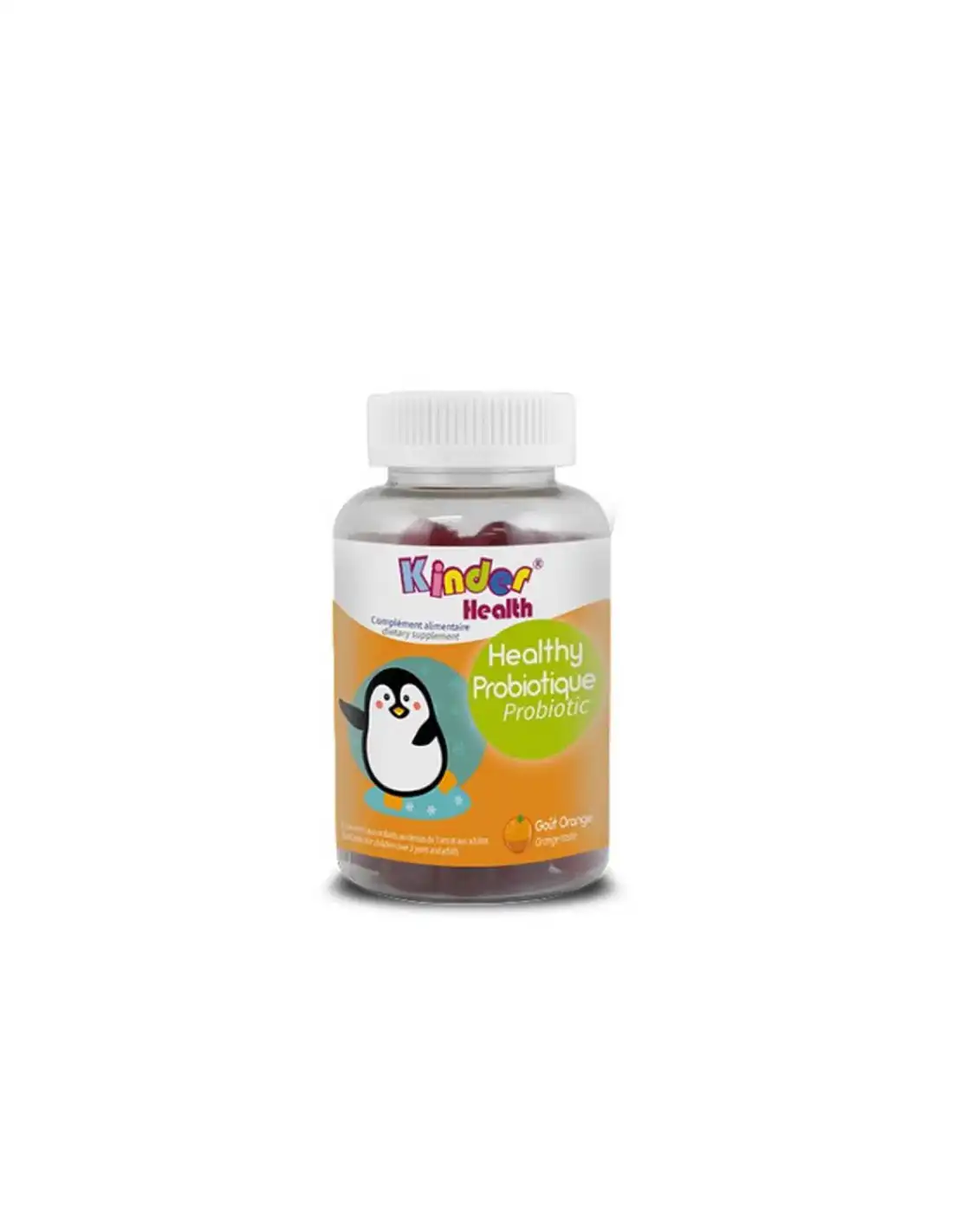kinder health probiotiques boite de 30 gummies