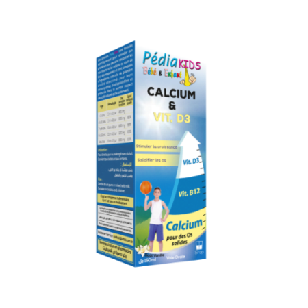 PEDIAKIDS calcium et vitamine D3 150 ml