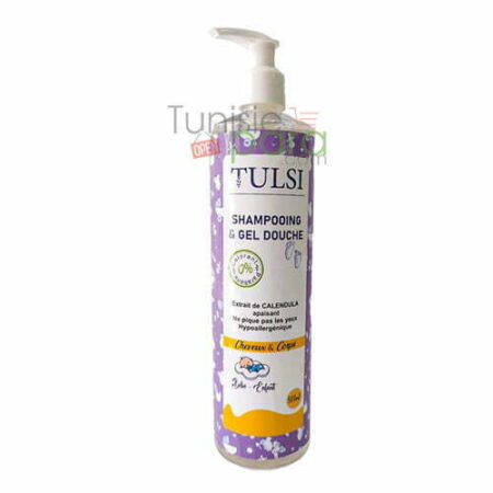 TULSI shampooing et gel douche 2 en 1 500 ml