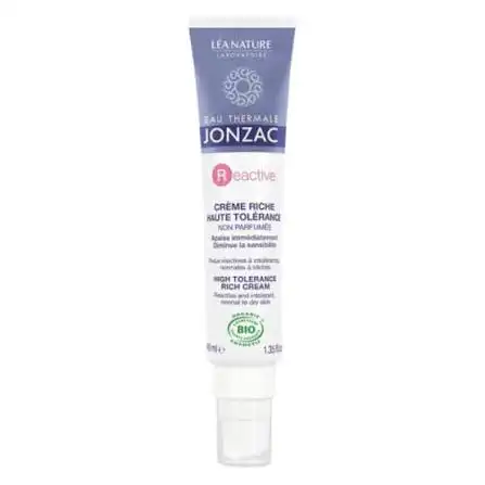 jonzac reactive creme riche haute tolerance