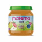 MATERNA compote pomme poire 130g.