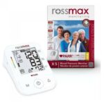 ROSSMAX tensiomètre électronique grand écran + adaptateur gratuit ref:X5