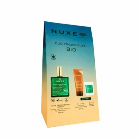 NUXE coffret 3 huile prodigieuse néroli 100ml + rêve de miel gel nettoyant + bougie offert