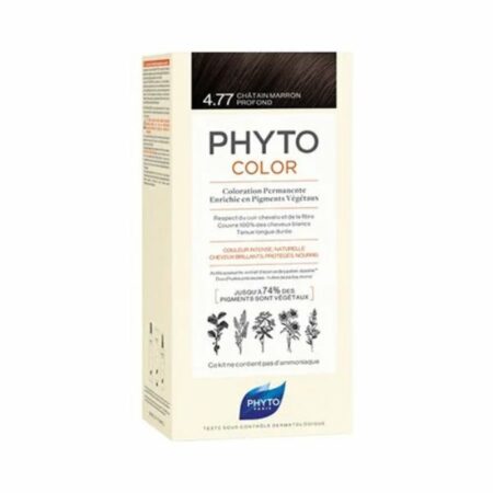 Phyto phytocolor couleur soin 4.77 chatain marron profond