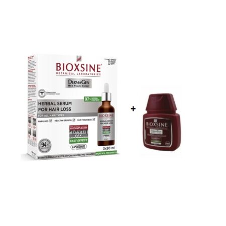 bioxsine pack coffret serum anti chute 3*50ml + shampoing forte 100 ml