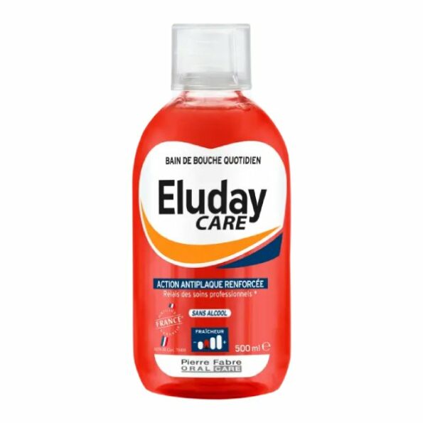 elgydium eluday care bain de bouche 500ml