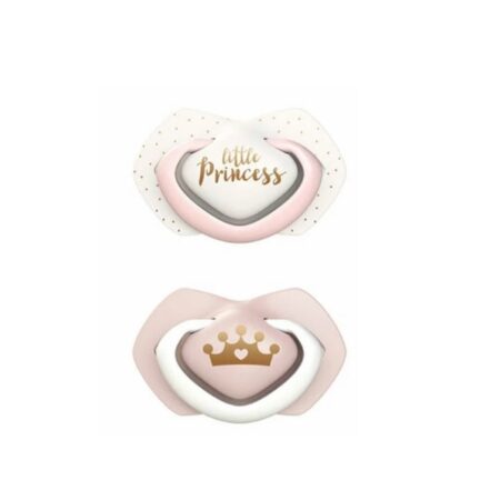 CANPOL babies 2 sucette universelle 0-6M royal baby rose