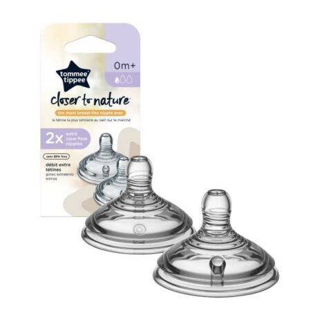 Tommee tippee closer to nature tetine debit lent *2