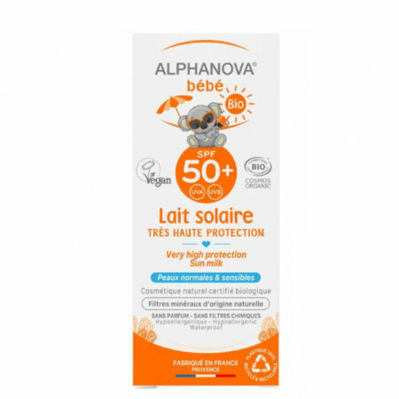 alphanova bebe bio ecran lait spf50+ 50g