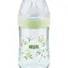 NUK biberon en verre nature sens temperature vert 240ml
