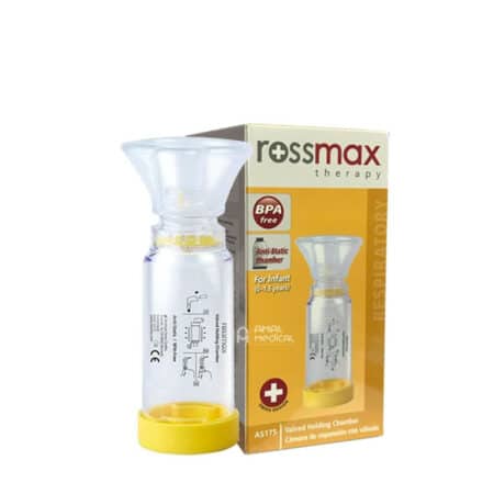 ROSSMAX CHAMBRE D'Inhalation moyen à Partir de 0-1.5 ans (jaune)