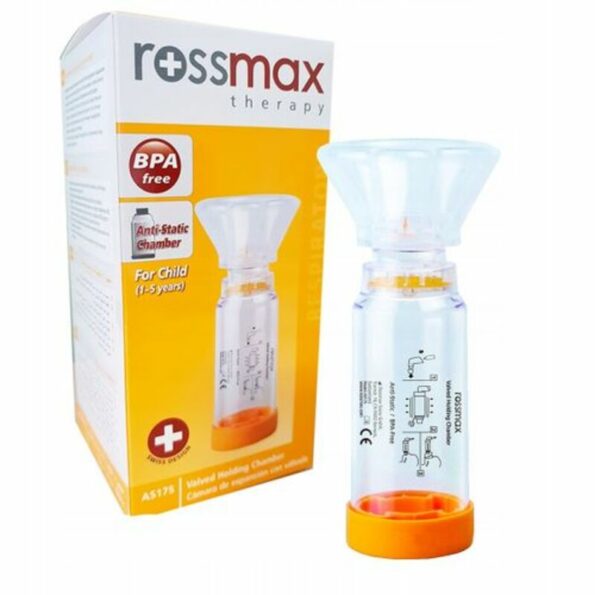 ROSSMAX CHAMBRE D'Inhalation moyen à Partir de 1-5 ans (orange)