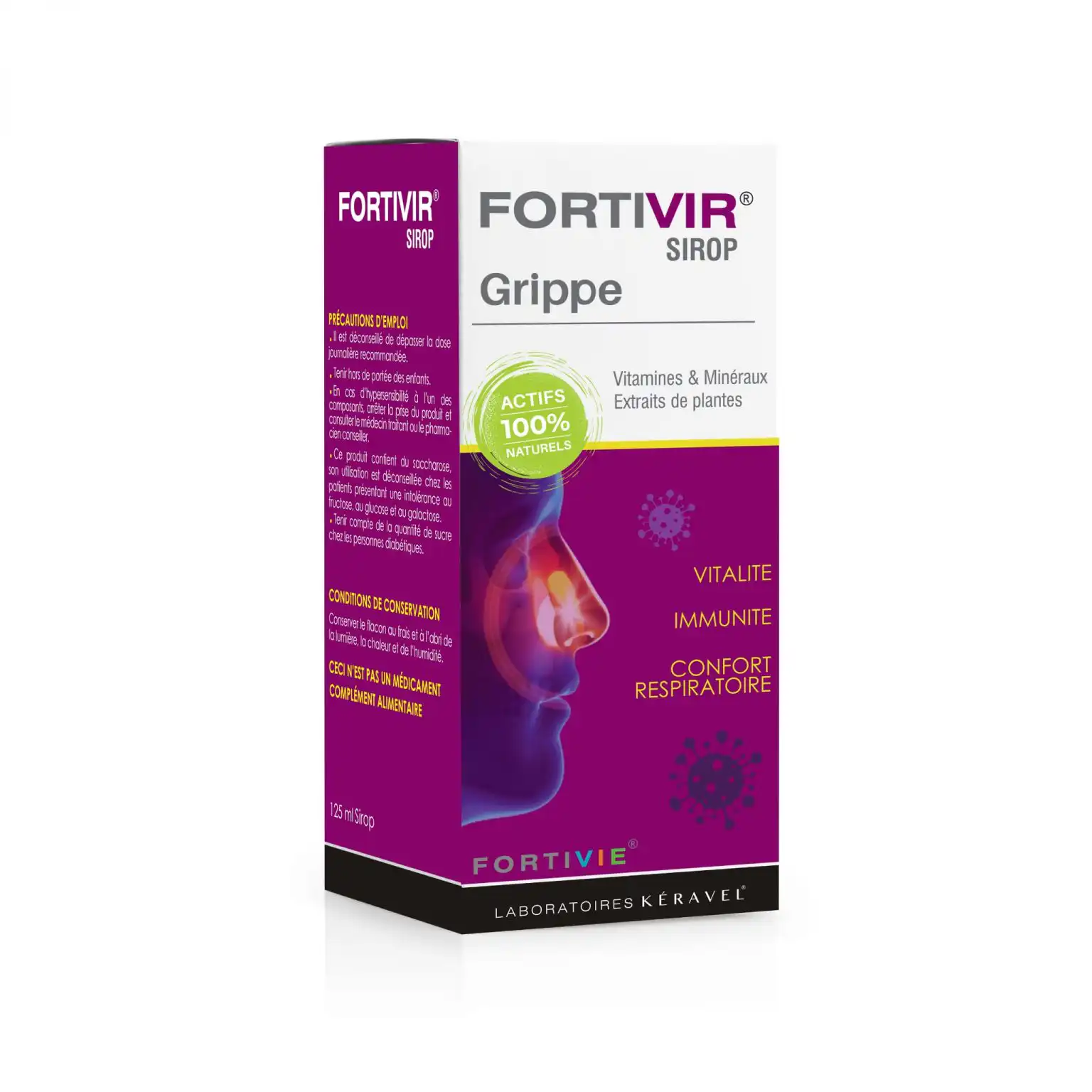 FORTIVIR sirop grippe 125ml