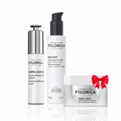 FILORGA Hydra AOX 30ML + SKIN-PREP Gel Nettoyant aux AHA 150ML + Meso mask 30ml OFFERT