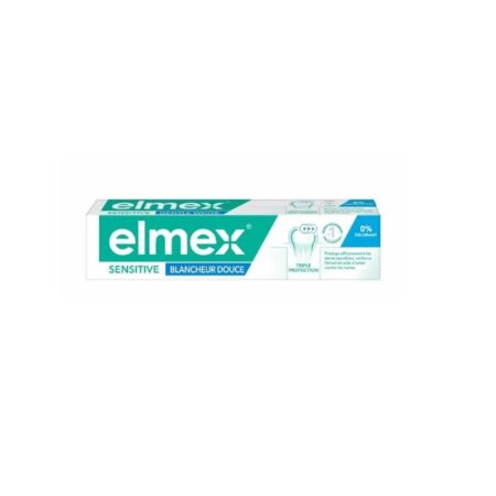 ELMEX dentifrice sensitive blancheur douce 75ml