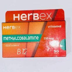 HERBEX METHYLCOBALAMINE 250MCG 30 COMPRIMES