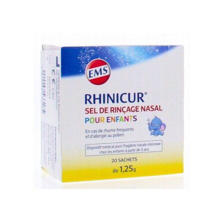 RHINICUR sel de rincage nasale enfant sachets b 20