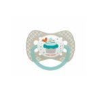CANPOL babies sucette symétrique silicone 0-6m cupcake gris