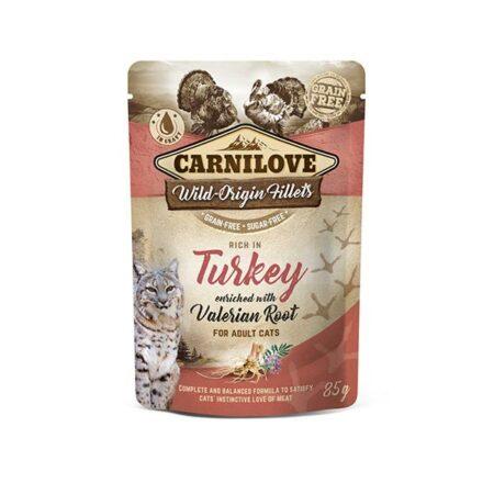 Pochon Carnilove Chat Turkey 85gr