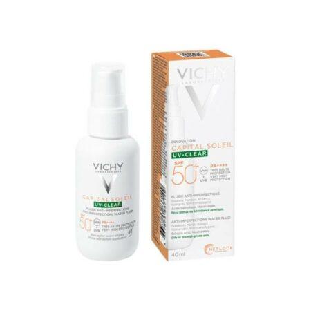 VICHY capital soleil UV-CLEAR fluide anti-imperfections spf50+
