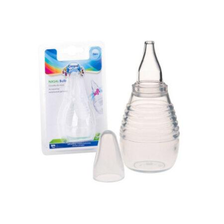 canpol aspirateur nasal silicone transparent 56/154
