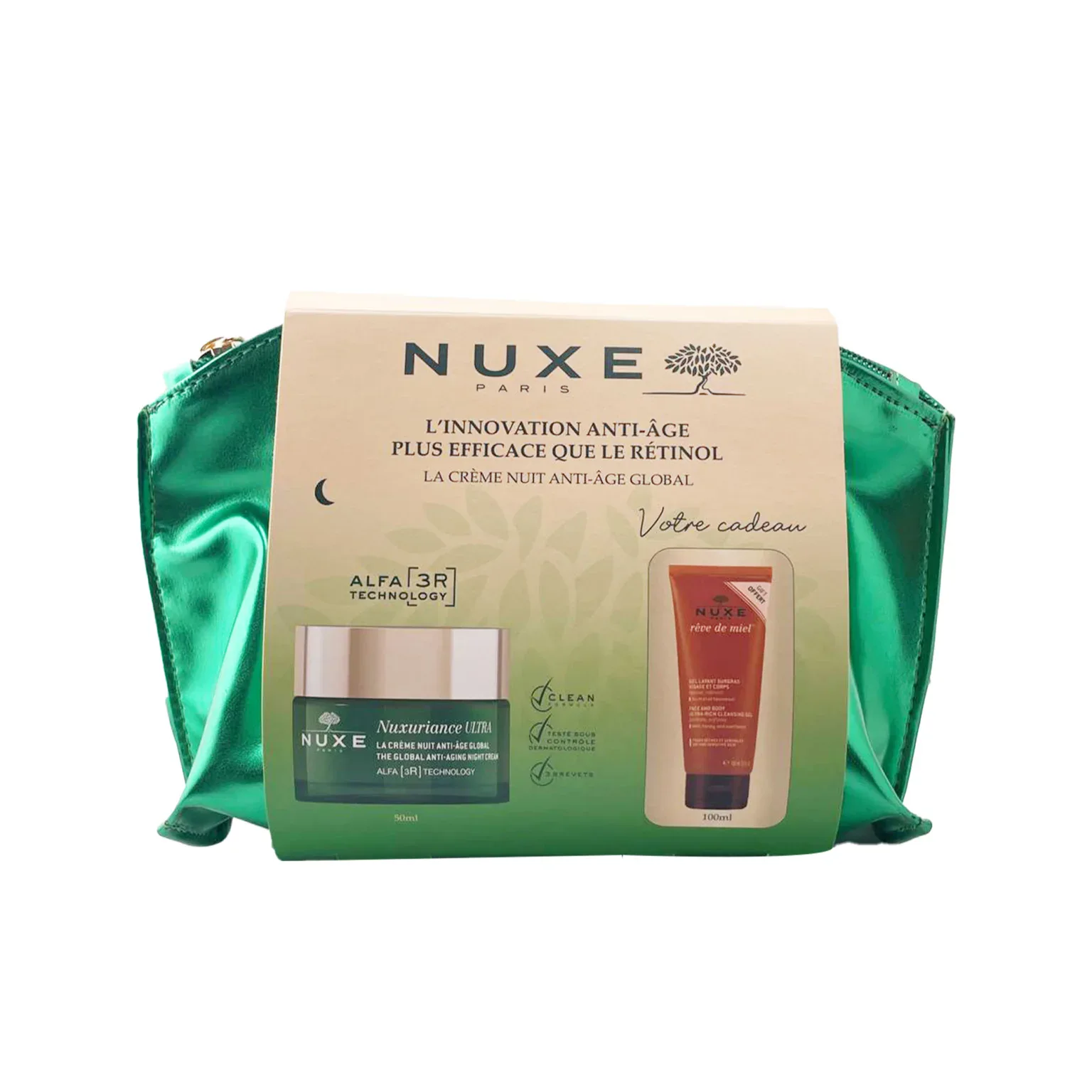 NUXE NUXURIANCE TROUSSE INNOVATION ANTI-AGE LE SOIN CIBLE REGARD ET LEVRES - Nuxe