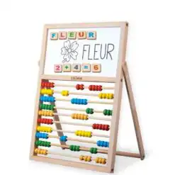 jouet :petit Tableau Double Face Lettres et Chiffres Magnétiques