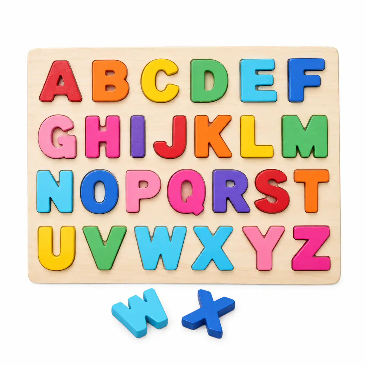 jouet : lettre MAJUSCUL puzzle bois
