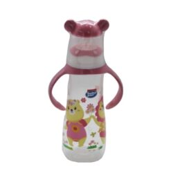baby pur biberon Girafe standard avec anses bleu/rose 250ml