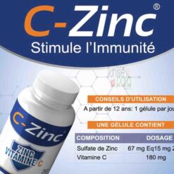 C-ZINC ZINC + VITAMINE C 30 GÉLULES