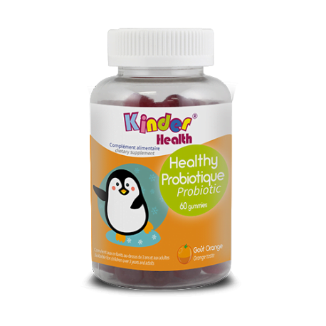 kinder health probiotiques boite de 60 gummies