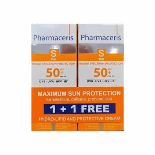 PHARMACERIS pack S spectrum-protect creme haute protection SPF50+ 50ml*2 – Image 3