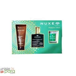 NUXE Coffret huile prodigieuse néroli 100ml + rêve de miel gel surgras 100ml offert +bougie huile prodigieuse offert