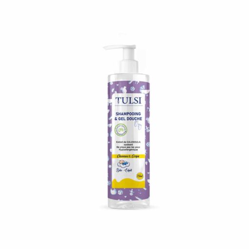 TULSI Bebe shampooing et gel douche 2 en 1 250 ml – Image 5