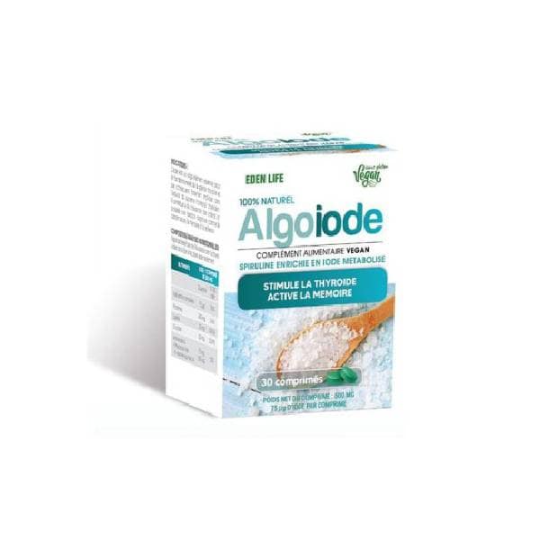 EDEN LIFE Algoiode 30 comprimés