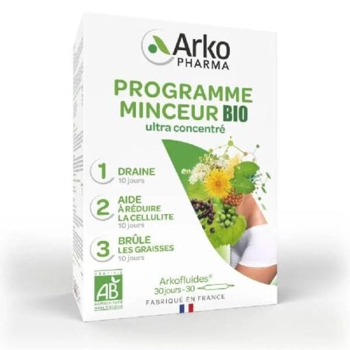 Arkopharma Programme Minceur Bio 29 ampoules (Emballage défectueux )